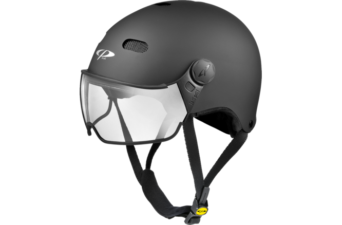 CP Bike CARACHILLO Urban Helmet visor clear black, M