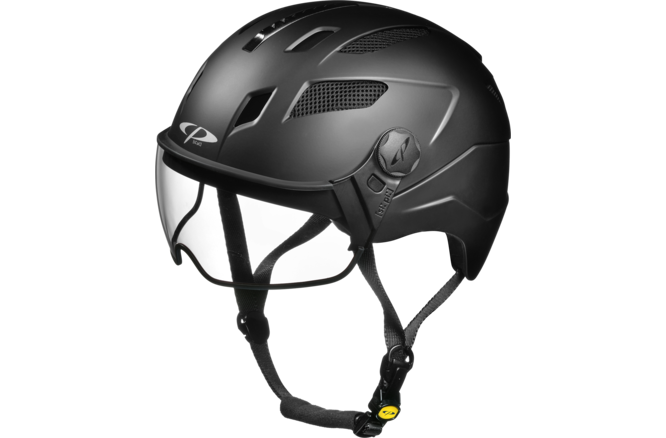 CP Bike CHIMAYO+ Urban Helmet visor clear black, M