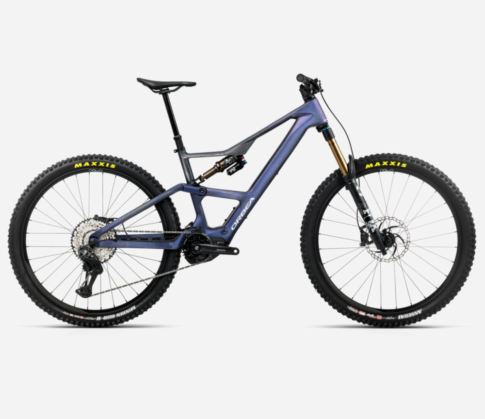 Orbea RISE LT M10 630W Tanzanite Carbon View - Carbon Raw (Matt), S