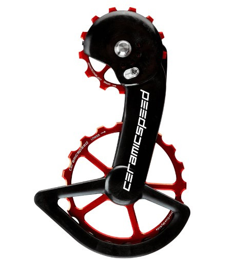 CeramicSpeed OSPW X for Shimano GRX 2x12 Coated, Rot