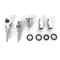 Tricktuff Trickstuff Leitungsanschlussset, Für Kevlar Leitung, silber, M8x0.75 & Banjo 5mm