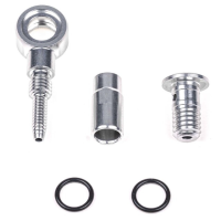 Trickstuff Ringanschluss, Für Kevlar Leitung, silber