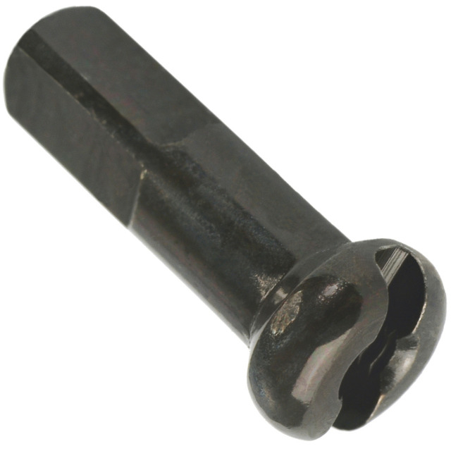 DT Swiss Pro Lock Nippel Alu 12mm schwarz, 2,0mm, 100 Stk.