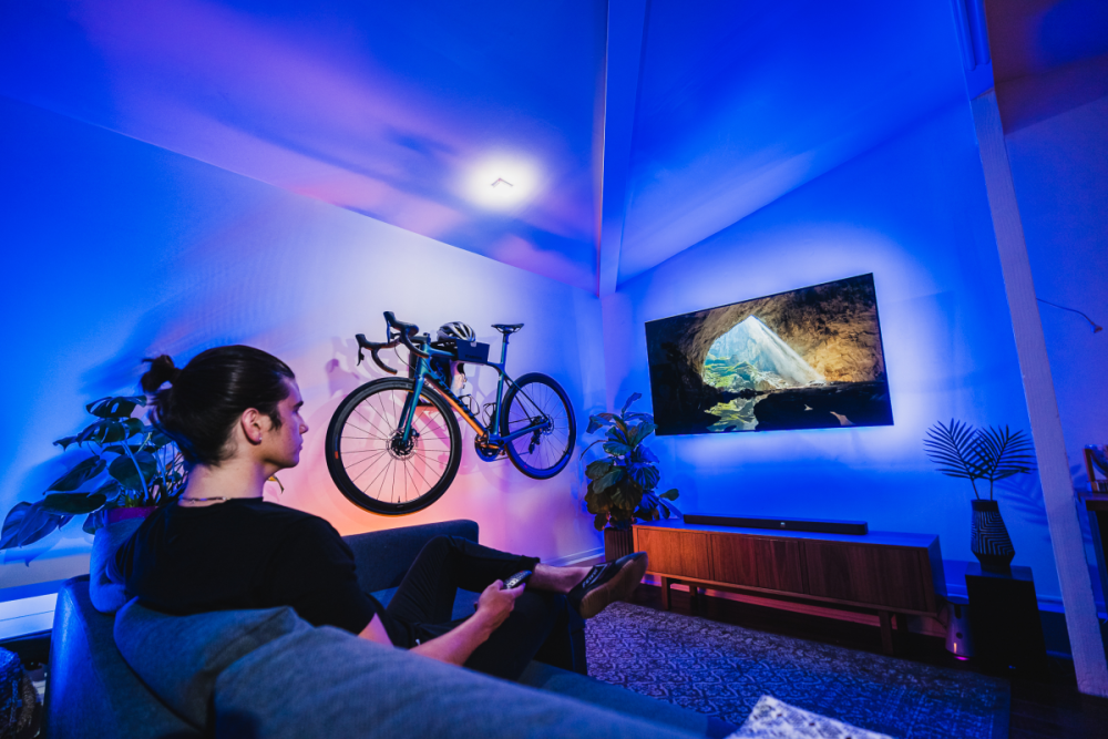 STASDOCK Fahrrad Wandhalterung, Bike Wall Organizer, für 1 Bike, Happy Black - schwarz