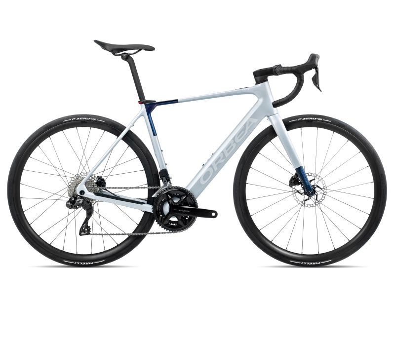 Orbea GAIN M30i Halo Silver (Matt) - Blue Carbon View (Gloss)