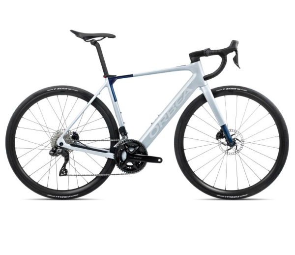 Orbea GAIN M30i Halo Silver (Matt) - Blue Carbon View (Gloss)