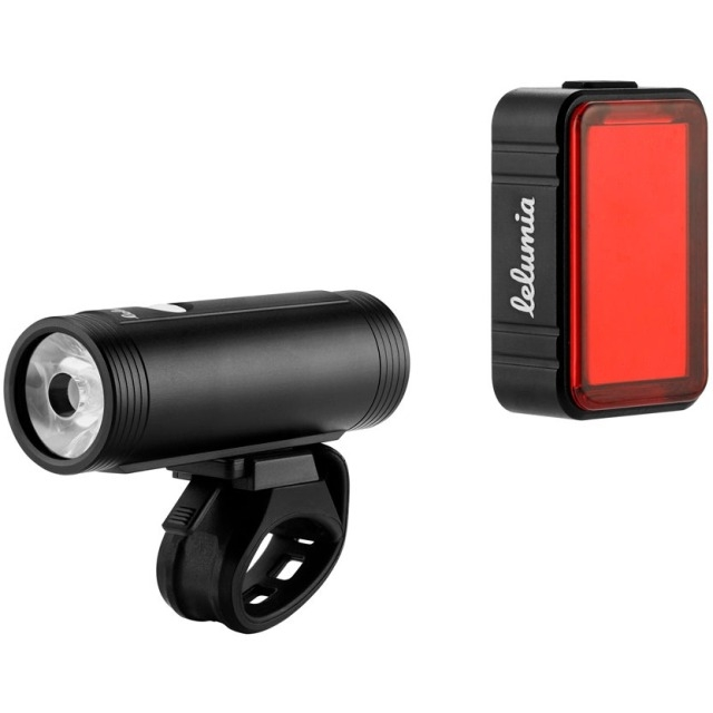 Lelumia Lampe Blast 500 / Rücklicht Multi COB 50 USB Set, 500 Lumen inkl. USB-Ladekabel schwarz