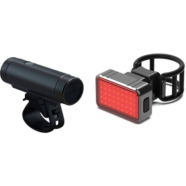 Lelumia Lampe Blast 500 / Rücklicht Multi COB 50 USB Set, 500 Lumen inkl. USB-Ladekabel schwarz