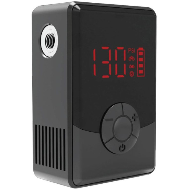 Lelumia Minipumpe Elektrisch, max. 130 psi inkl. USB-C Ladekabel schwarz