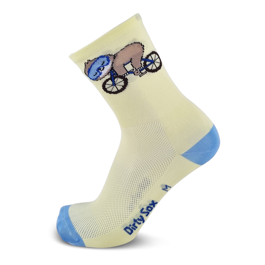 DirtySox Socks Sloth - Lemon - L (44-47)
