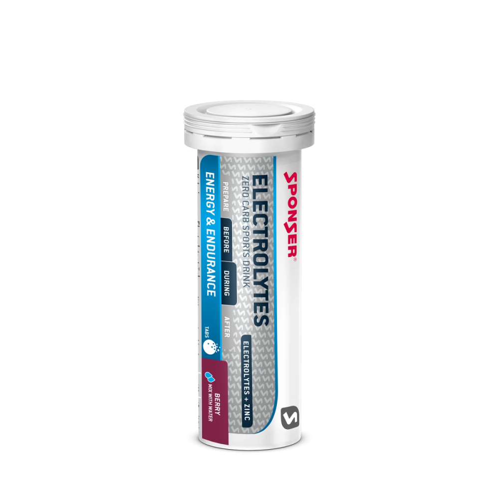 Sponser Electrolytes Tabs, 10 Tabs à 4,5g, Berry