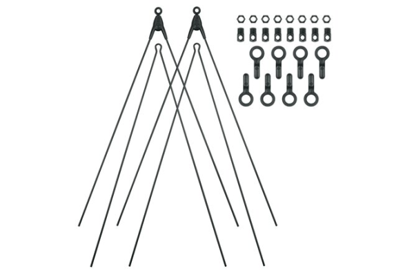 SKS Strebenset Bluemels Basic & Stripes 26/28" 365 mm inkl. Befestigung schwarz