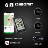 Sigma Computer ROX 4.0 GPS, 01060, kabellos, Höhenmessung, schwarz, e-bike kompatibel