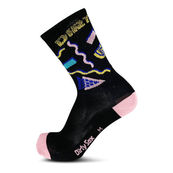 DirtySox Paar 80s 20cm - Black