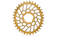 absoluteBLACK Kettenblatt, OVAL, MTB, für Sram, DIRECT MOUNT, GXP - N/W, 0mm Versatz, Superboost, GOLD - gold, 34