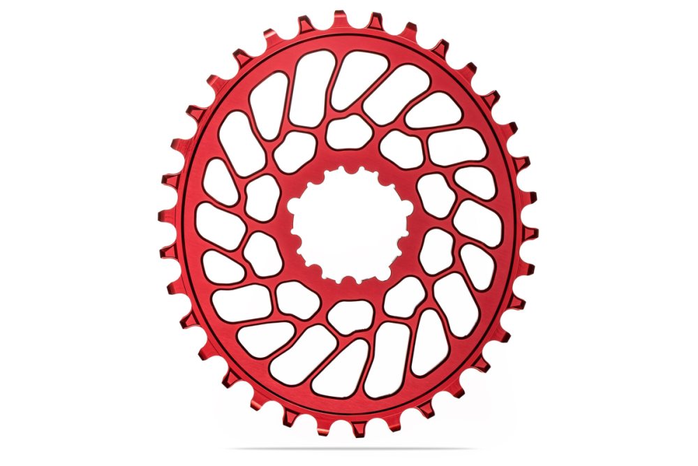 absoluteBLACK Kettenblatt, OVAL, MTB, für Sram, DIRECT MOUNT, GXP - N/W, 0mm Versatz, Superboost, RED - rot, 30 Zä