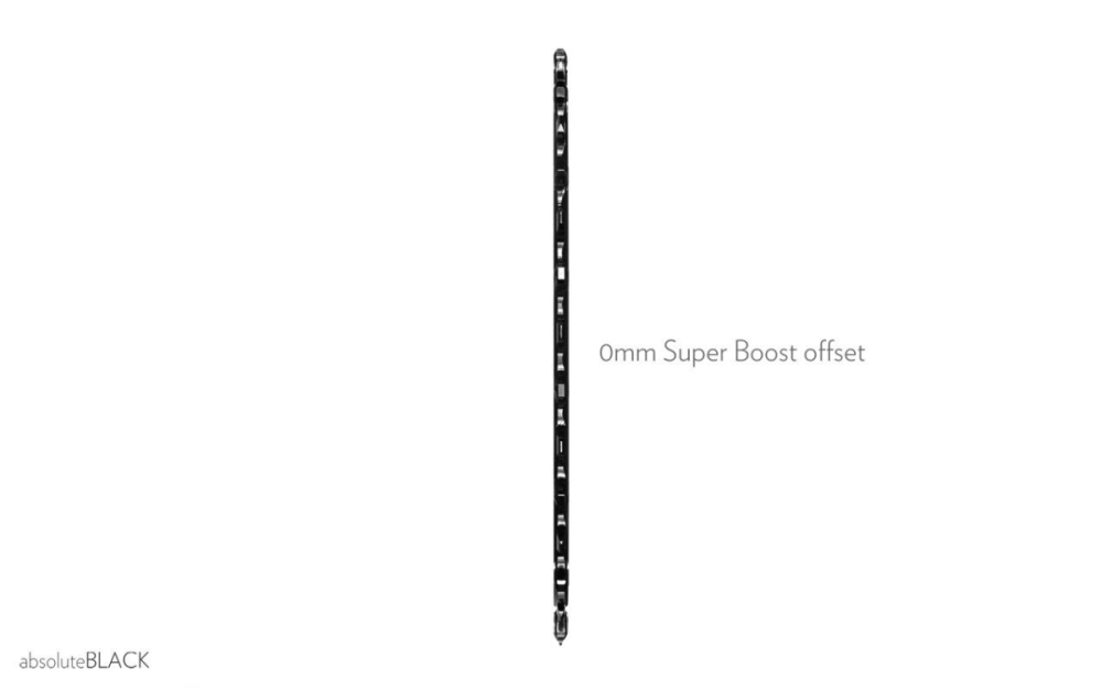 absoluteBLACK absoluteBLACK, Kettenblatt, OVAL, MTB, für Sram, DIRECT MOUNT, GXP, 0mm Versatz, Superboost, TITA...