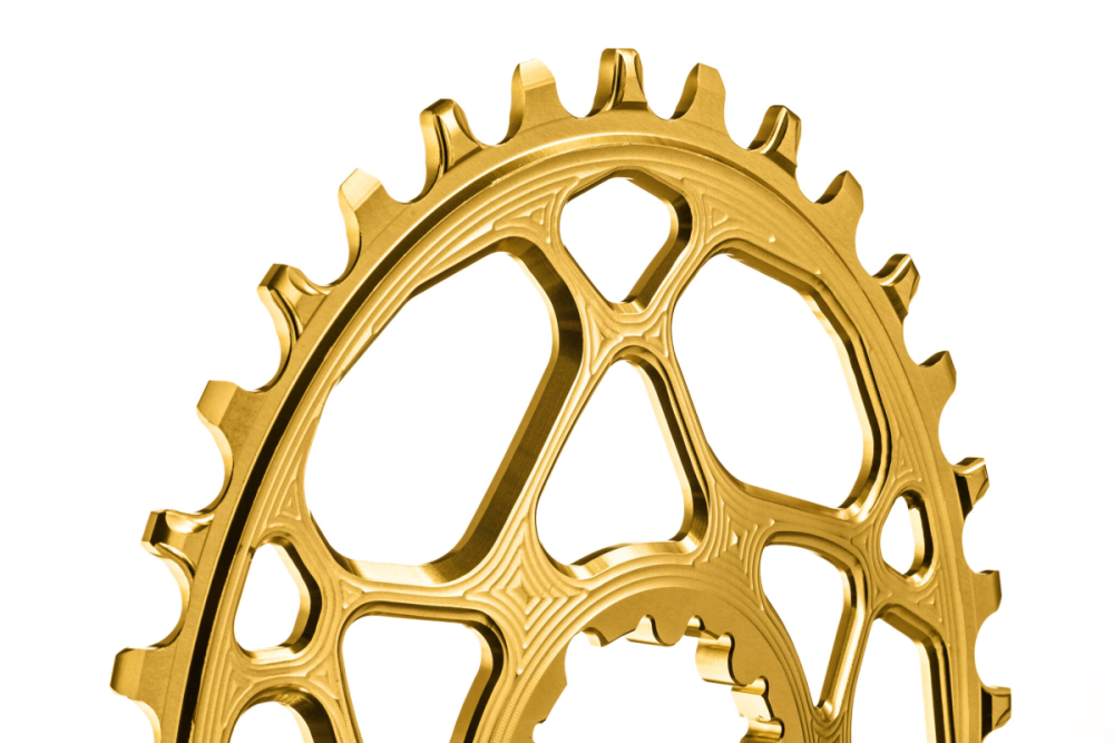 absoluteBLACK absoluteBLACK, Kettenblatt, OVAL, MTB, für Sram, DIRECT MOUNT, GXP, 6mm Versatz, GOLD, 26 Zähne