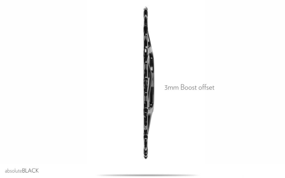 absoluteBLACK absoluteBLACK, Kettenblatt, OVAL, MTB, für Sram, DIRECT MOUNT, GXP, 3mm Versatz, Boost, RED - ROT...