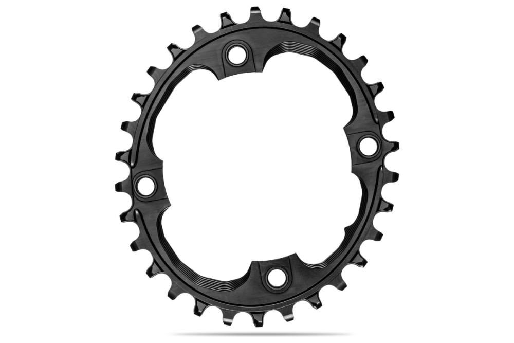 absoluteBLACK absoluteBLACK, Kettenblatt, OVAL, MTB, für Sram 94/4 N/W, integriertes Gewinde, BLACK only - nur ...