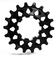 absoluteBLACK Kassetten-Ring, Singlespeed, Narrow/Wide Verzahnung, Aluminium, BLACK