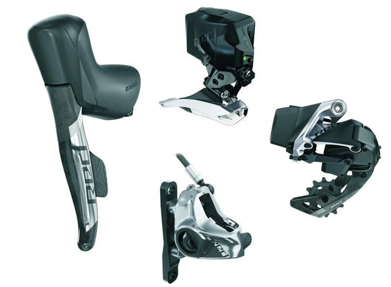 SRAM Red eTap AXS 2X D1 HRD Groupset FlatM. Shifters,Schaltwerk, Umwerfer, Ladekabel