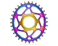 absoluteBLACK absoluteBLACK, Kettenblatt, OVAL, MTB, für RaceFace Cinch, Direct-Mount, - Boost 148, PVD RAINBOW...