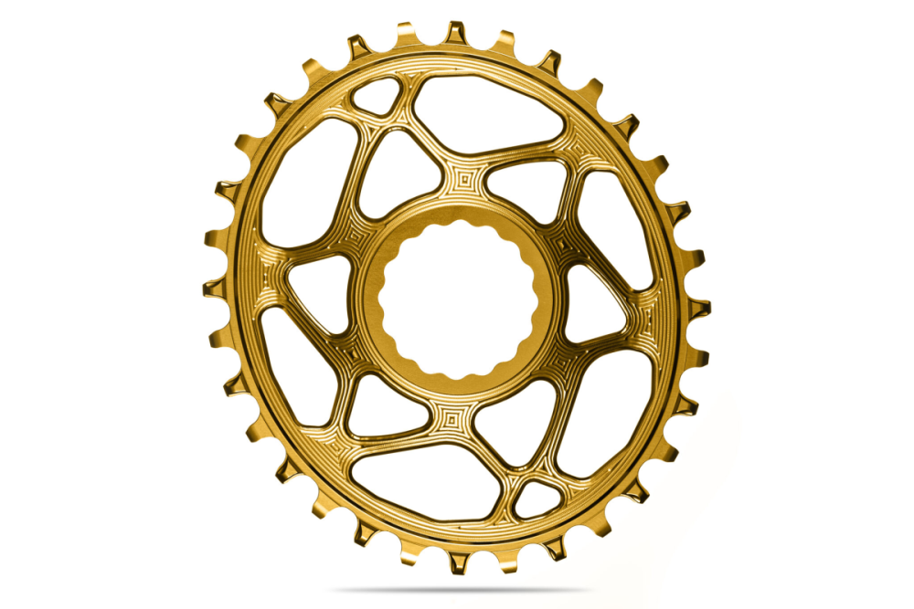 absoluteBLACK absoluteBLACK, Kettenblatt, OVAL, MTB, für RaceFace Cinch, Direct-Mount, - N/W, GOLD, 32 Zähne