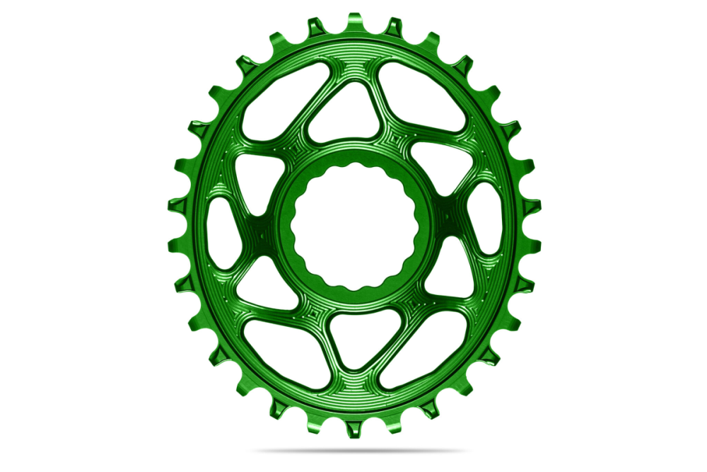 absoluteBLACK absoluteBLACK, Kettenblatt, OVAL, MTB, für RaceFace Cinch, Direct-Mount, - N/W, GREEN, 32 Zähne