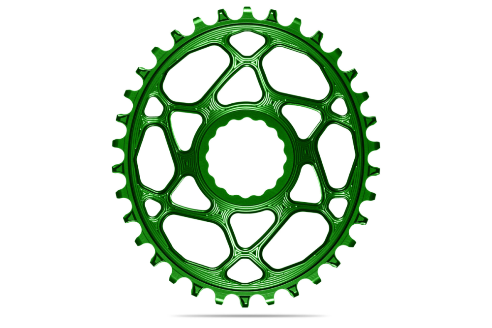 absoluteBLACK absoluteBLACK, Kettenblatt, OVAL, MTB, für RaceFace Cinch, Direct-Mount, - N/W, GREEN, 34 Zähne