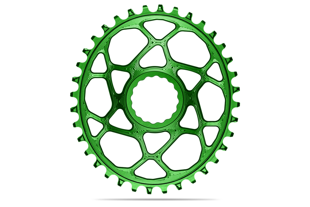absoluteBLACK absoluteBLACK, Kettenblatt, OVAL, MTB, für RaceFace Cinch, Direct-Mount, Boost 148, GREEN, 36 Zähne