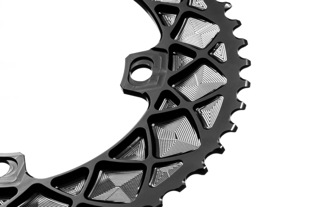 absoluteBLACK absoluteBLACK, Kettenblatt, OVAL, Road, für FSA , 2-fach 110/4, 52 Zähne, BLACK only - nur Schwarz