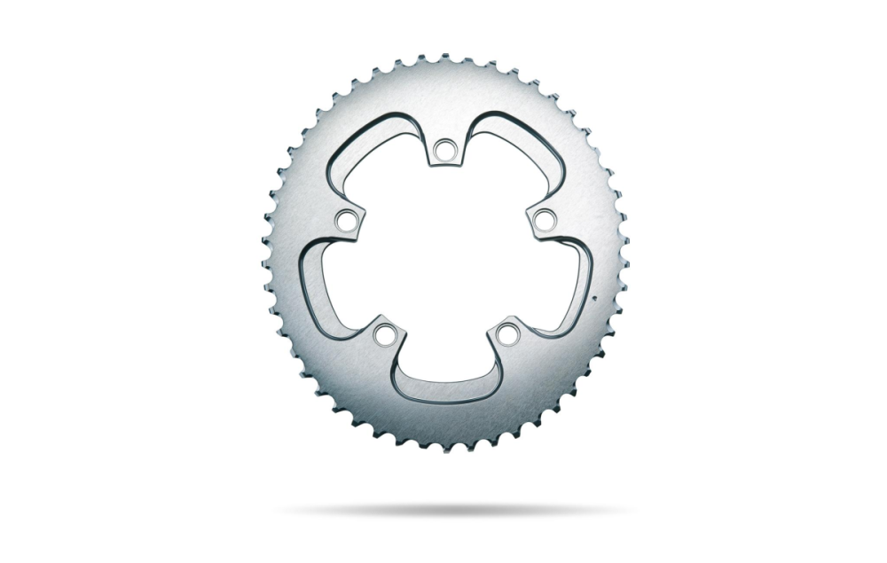 absoluteBLACK absoluteBLACK, Kettenblatt, OVAL, ROAD SILVER edition, 2-fach 110/5, nicht kompatibel mit Sram, G...