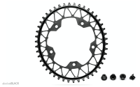 absoluteBLACK absoluteBLACK, Kettenblatt, OVAL, Gravel - Cyclocross, 1x 110/5, BLACK - SCHWARZ, 42 Zähne