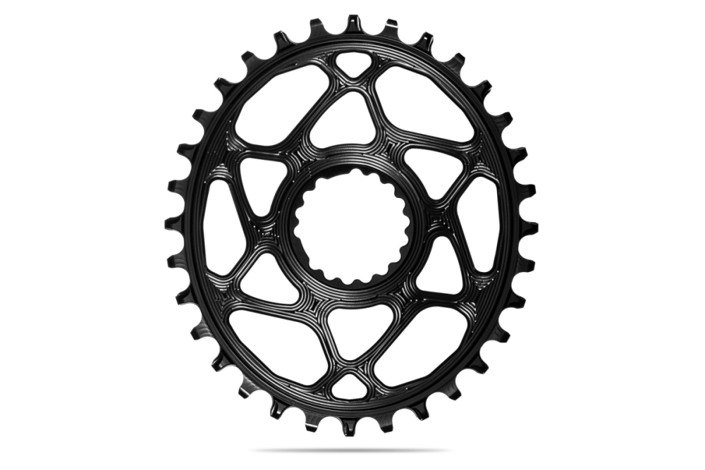 absoluteBLACK absoluteBLACK, Kettenblatt, OVAL, MTB, für Cannondale Hollowgram, DM, BLACK - SCHWARZ, 34 Zähne