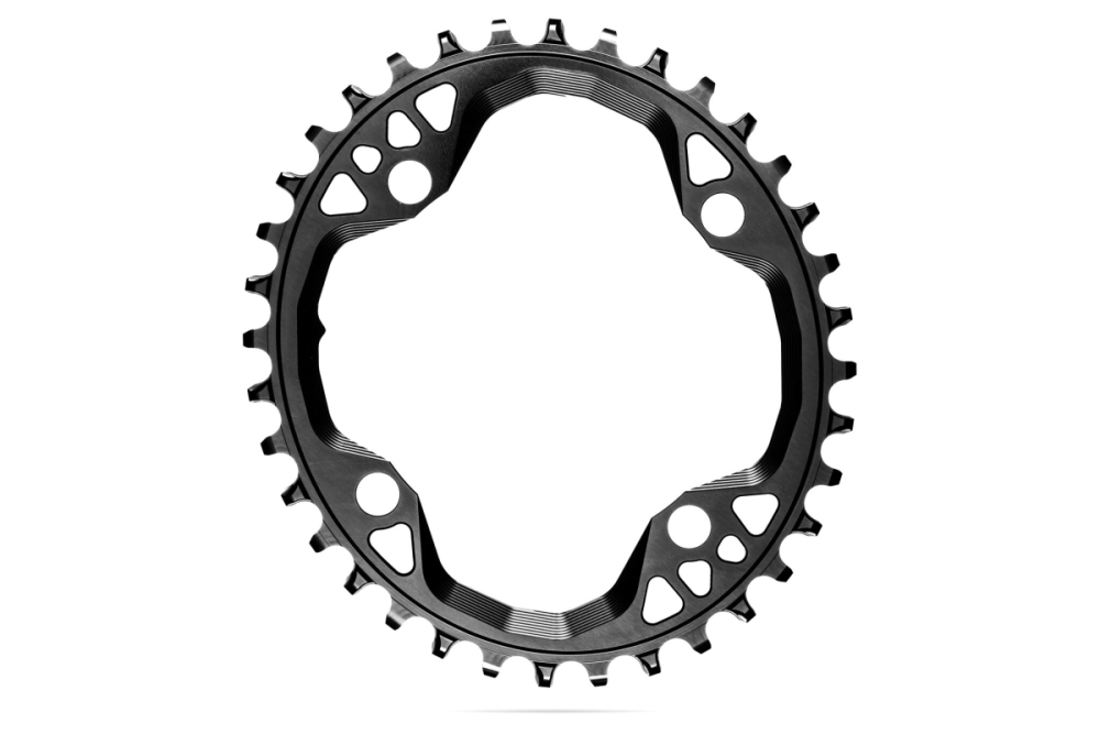 absoluteBLACK Kettenblatt, OVAL, MTB, 104/4 N/W, BLACK - SCHWARZ, 36 Zähne