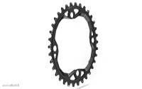 absoluteBLACK absoluteBLACK, Kettenblatt, OVAL, MTB, 1x 104/4, kompatibel mit SHIMANO HG+ 12fach Kette, BLACK o...