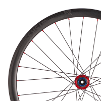 Tune Front Wheel Disc, Road Alu, TSR35D, KillHill CL 24h, 12mm, Standard Bearings