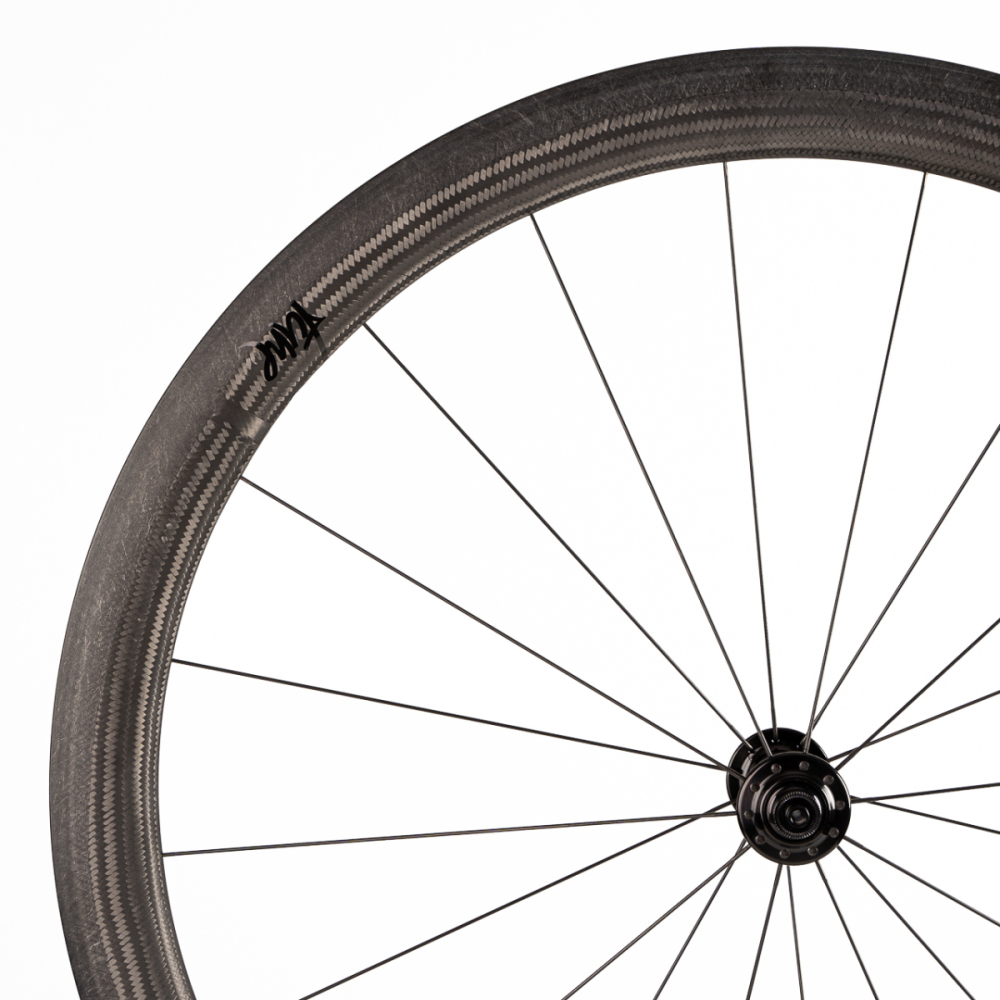 Tune Front Wheel Rim Brake, ROAD CARBON, SB45ed, Mig 20, QR5 Alu Caps